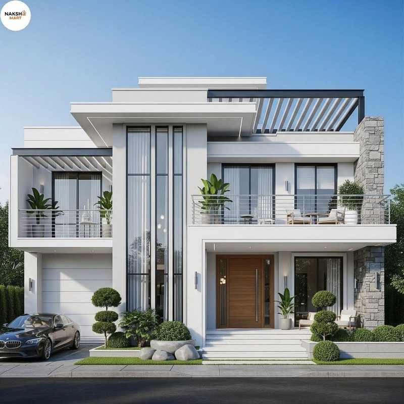 Design 11: modern 4 bedroom maisonette render