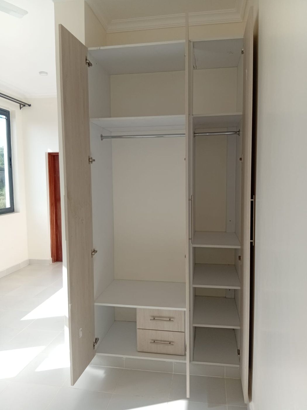 Kilifi interior fit-out - wardrobe interior fittings