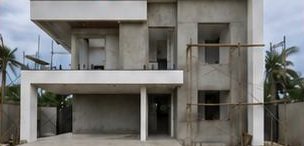 Nyali maisonette shell under construction